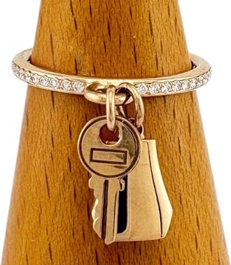 Herm&egrave;s Pink Gold (18K) Band Ring (Pre-Owned)