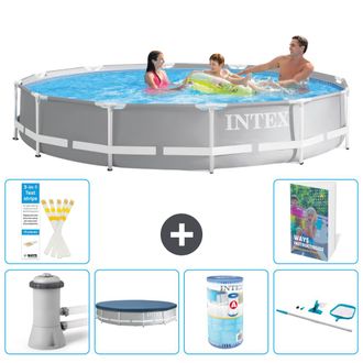 Intex Piscina Prism Frame Redonda - 366x76 Cm - 7-piezas S304