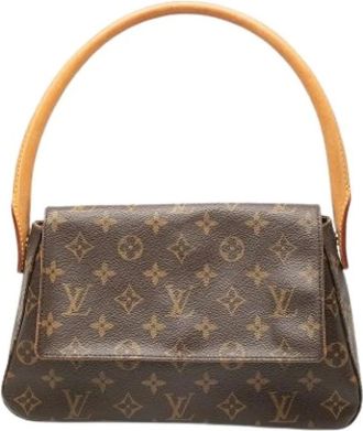 Louis Vuitton Pre-owned Handbags, female, Brown, Size: ONE SIZE Pre-owned The Looping Mini