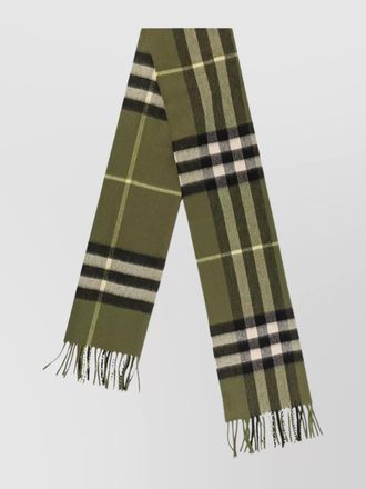 Burberry oversized check cashmere scarf