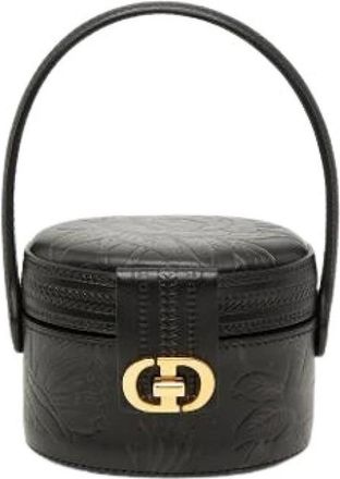 Dior Pre-owned Vanity Bag - Dames - Vintage Mini Tas - Zwart - ONE Size - Leer - Vintage