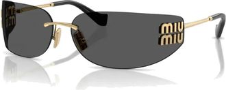Miu Miu Mua 51S Zonnebril - Dames - Zonnebrillen - Geel - ONE Size - Accessoires
