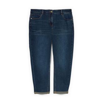 Fiorella Rubino Jeans, Dames, Blauw, 5Xl, Katoen, Balloon Jeans