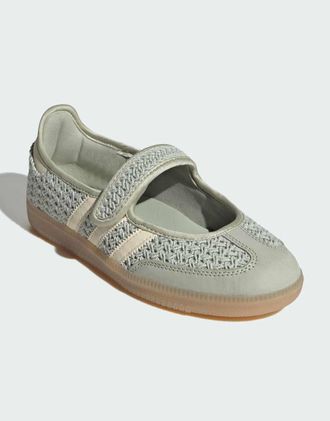 adidas Originals Samba Jane - Sneakers verde halo