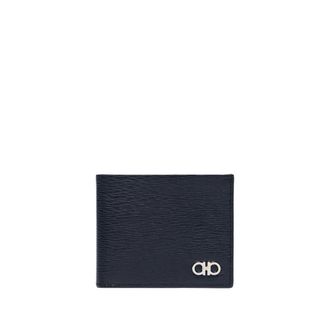 Ferragamo Wallets & Cardholders, male, Blue, Size: ONE SIZE Gancini Wallet