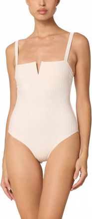 Cleobella Monica One Piece Swimsuit In White