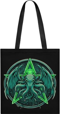 Generic Magic Cthulhues Sea Monster Tote Bag for Women Men Shoulder Bags Purses Pouch Handbags