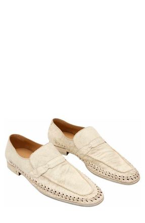 John Varvatos Merida Loafer in Chalk at Nordstrom, Size 11.5
