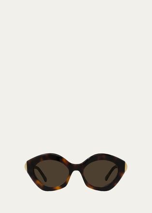 Loewe Coil 53MM Geometric Cat-Eye Sunglasses