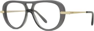 Loewe Slim Eyeglasses - female - Loewe - Glasses - Gray - 51 MM - Accessories