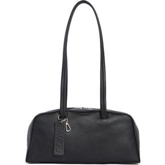 Baggu Recycled Leather Bowler Bag in Black at Nordstrom Rack