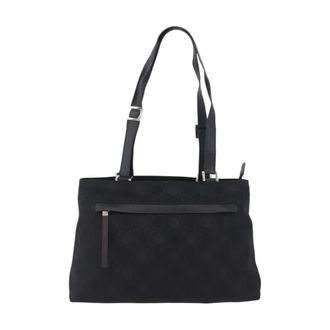 Ferragamo Pre-owned Shoulder Bags, female, Black, Size: ONE SIZE Pre-owned Vintage Gancini Tote Bag