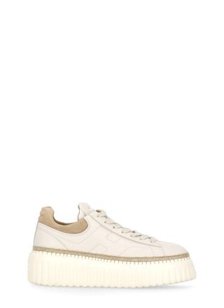 Hogan H-Stripes Leather Sneakers