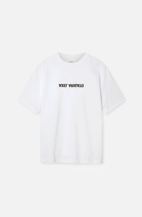 Axel Arigato Distort Washed T-Shirt in White at Nordstrom, Size X-Large