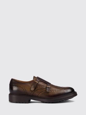 Doucal's Smooth Calfskin Double Monk Strap Shoes with Rubber Sole