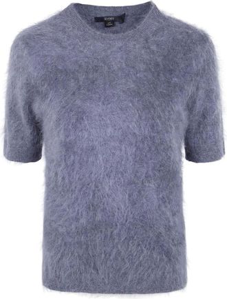 Seventy Jersey de manga corta de mezcla de mohair - Knitwear - Mujer - Gris - S