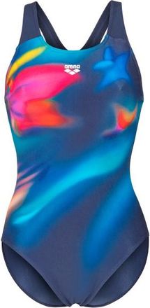 Arena Print Swimsuit Control Pro Low LB Badeanzug f&uuml;r Damen | blau