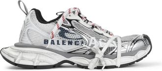 Balenciaga Sneakers, male, White, Size: 12 US 3XL Split Logo Sneaker