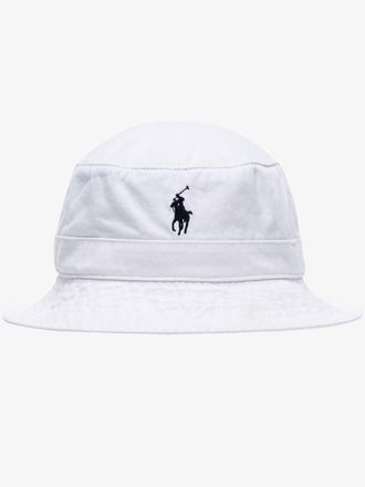 Polo Ralph Lauren Loft logo-embroidered bucket hat - White