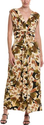 Anne Klein Twist Front Maxi Dress