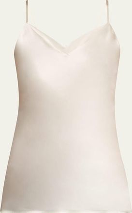 Lafayette 148 New York Eva Luxe Charmeuse Bias Tank