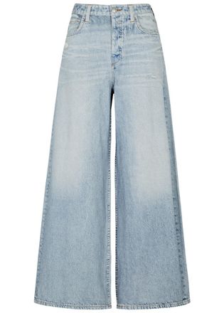 Rag & Bone Rag & Bone Miramar Sofie Chambray Trousers - Light Blue - 27 (W27 / UK8-10 / S)