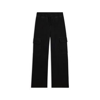 Freddy Pantaloni cargo wide leg tinta a freddo
