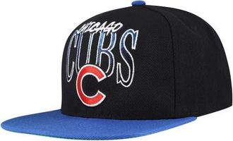 Mitchell & Ness Mens Mitchell & Ness Black Chicago Cubs Rise Up Snapback Hat at Nordstrom