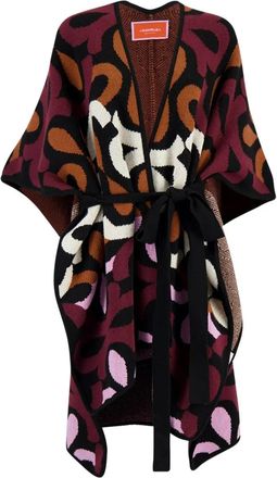 La DoubleJ Maiolika wollen badjas - Rood