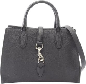 Gucci Pre-owned Handbags, female, Black, Size: ONE SIZE Pre-owned Vintage Tote Bag
