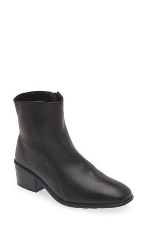 Naot Goodie Zip Boot in Water Resistant Black Leather at Nordstrom Rack, Size 7Us / 38Eu