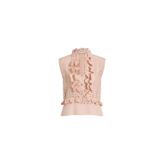 Alberta Ferretti Sleeveless Tops - female - Alberta Ferretti - Sleeveless Tops - Pink - XS - Tops