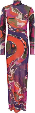 Pucci Multicolor Printed maxi dress