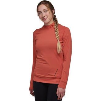 Black Diamond Alpenglow Hooded Long-Sleeve Shirt - Womens in Baja Sunrise at Nordstrom, Size X-Large