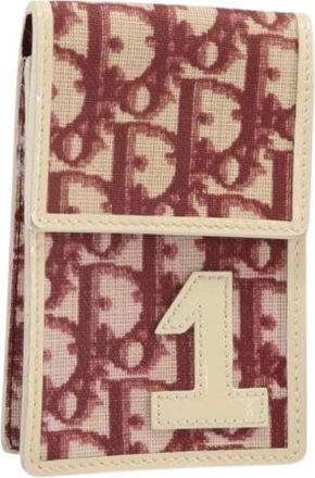 Dior Pre-owned Wallets, female, Red, Size: ONE SIZE Pre-owned Vintage Pouch