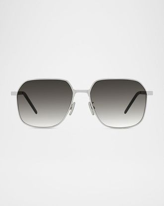 Givenchy Men & apos;s GV One Metal Square Sunglasses
