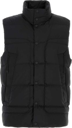 Moncler Black Quilted Sleeveless Jacket