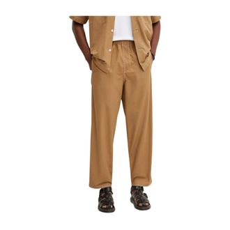 Sunnei Sunnei, Broeken, Heren, Beige, S, Katoen, Rechte broek