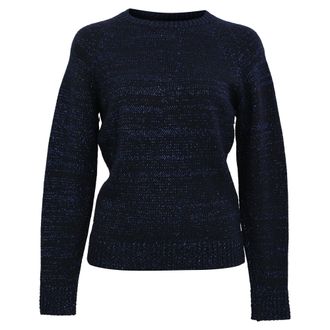 A.P.C. A. P.C Cable Knit Sweater in Navy Blue Wool
