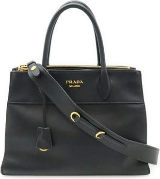 Prada Pre-owned Handbags, female, Black, Size: ONE SIZE Pre-owned Vintage Handbag