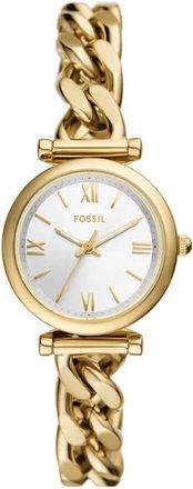 Fossil Carlie Watch - Dames - Horloges - Geel - ONE Size - Accessoires