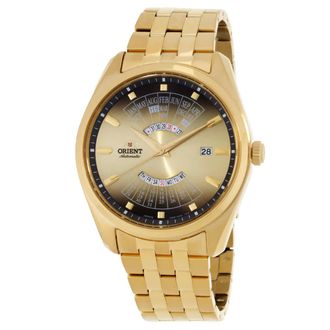 Orient Multi Year Calendar Automatic Champagne Dial Mens Watch RA-BA0001G00C