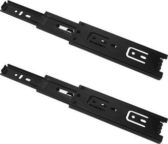 OEM Gu&iacute;as De Acero Para Cajones Con Rodamientos De Bolas De 15 Cm - Apertura Mediante Presi&oacute;n - Capacidad De Carga De 45 Kg