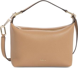 Furla Teia Leather Shoulder Bag in Deserto at Nordstrom Rack