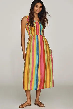 Lisa Says Gah Annie 100% Cotton Midi Dress