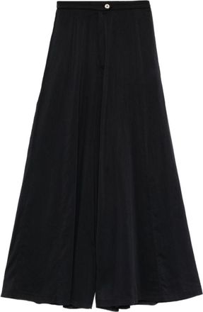 Forte_Forte Black Relaxed Pleated Pant