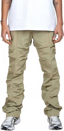 EPTM. Tekno Flare Pants In Beige