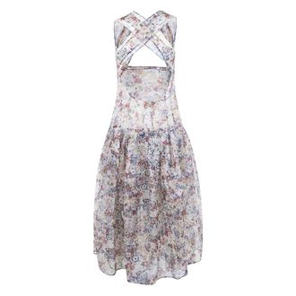 Khaite Dames, Jurken, Veelkleurig, Maat: XS Zijde