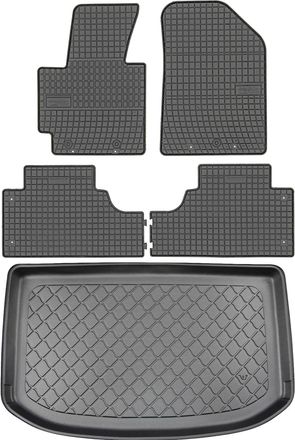 OEM Juego De Alfombrillas De Goma Para Coche Y Maletero Para Kia Soul Ii Hatchback (de Marzo De 2014 A Marzo De 2019)