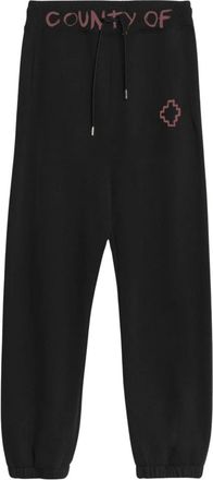 Marcelo Burlon Broeken, Heren, Zwart, XS, Slim Fit Broeken